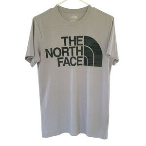 The North Face Men Gray Half Dome Crew Neck Short Sleeve Pullover T Shirt Sz Med